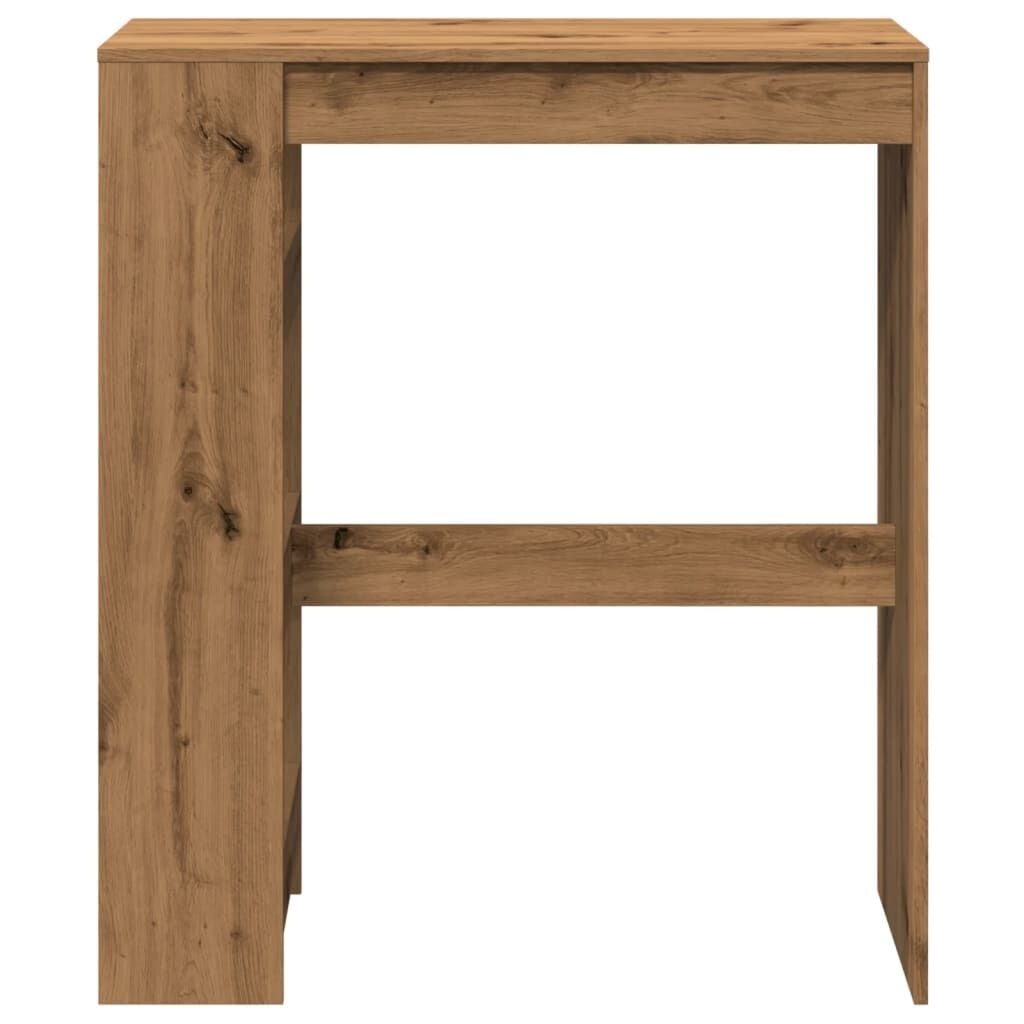 vidaXL Bartafel met rekken 90x40x103,5 cm hout artisanaal eikenkleurig