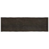 Eikenhouten Tafelblad Naturel Rand 180x50cm Donkerbruin - 64% Korting