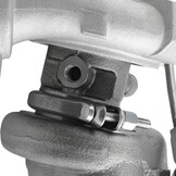 Turbo voor Citroën Ford Peugeot 1.6 HDi/TDCi | Gietijzeren behuizing (QT450-10) tot 700°C | K418-legering turbinewiel tot 900°C