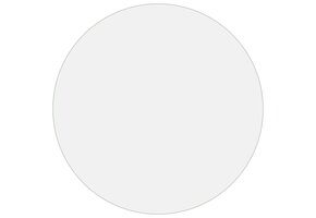 Mat PVC Tafelbeschermer Ø100 cm - 28% Korting!