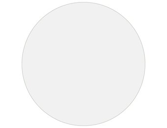 vidaXL Tafelbeschermer Ø100 cm 1,6 mm PVC mat