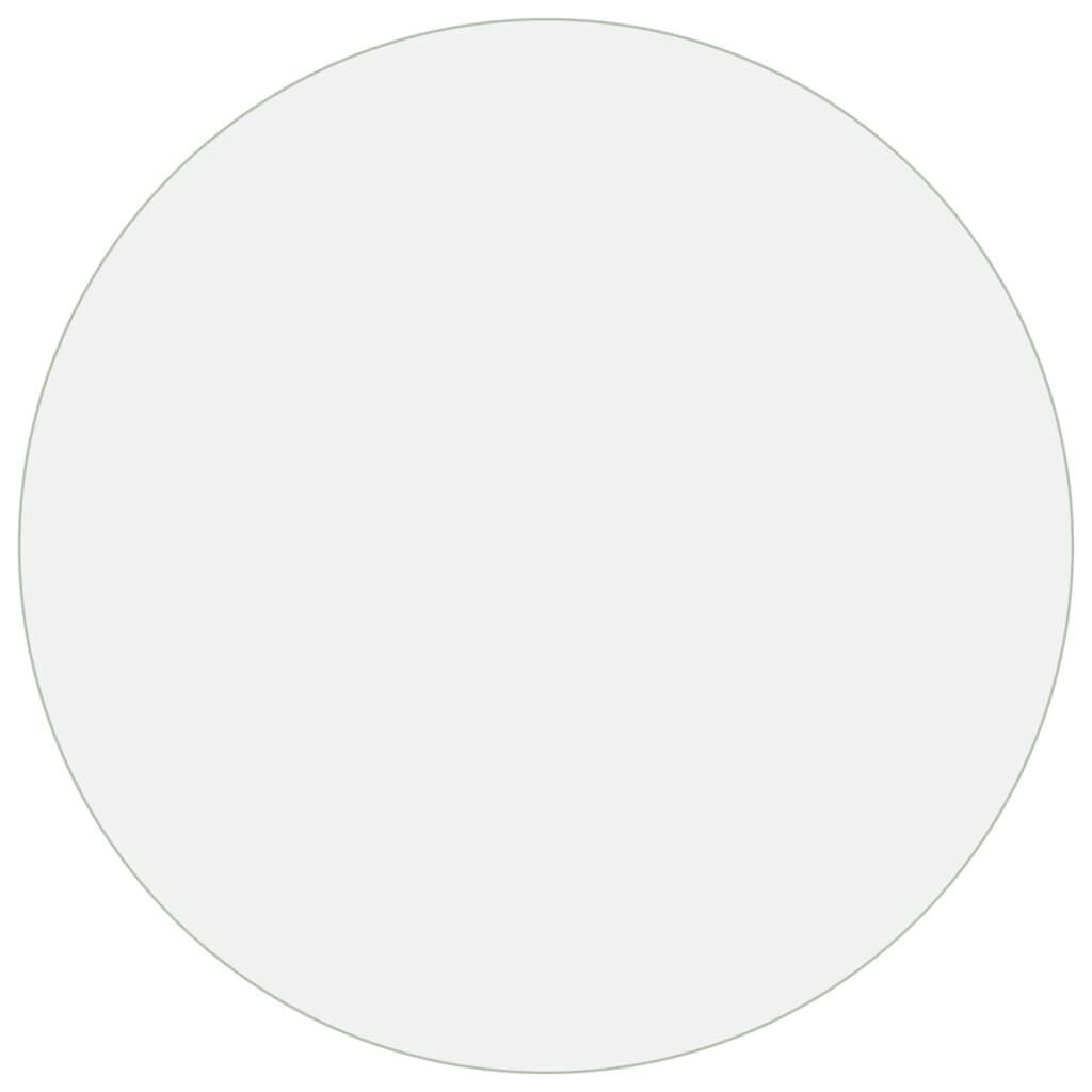 vidaXL Tafelbeschermer Ø100 cm 1,6 mm PVC mat