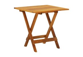 Bistrotafel massief acaciahout 46x46x47 cm - 34% korting