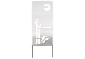 vidaXL Tuin Privacy Scherm Fretwerk - 50x140cm - Zilver (34% Korting)