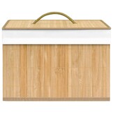 vidaXL Opbergboxen 4 st bamboe