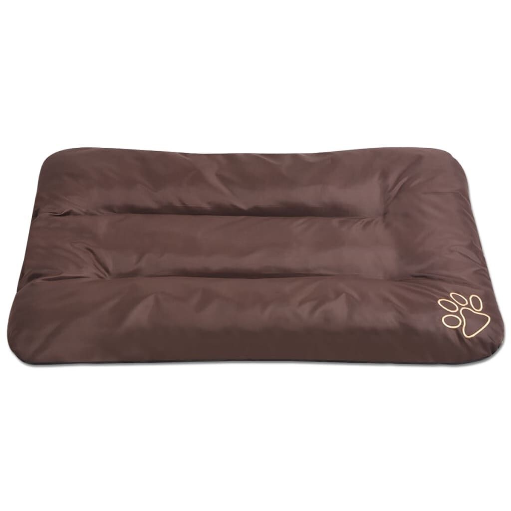 vidaXL Hondenmatras maat L bruin