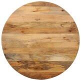 VidaXL Tafelblad Rond Mangohout 80 cm - 35% Korting