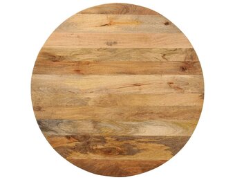 VidaXL Tafelblad Rond Mangohout 80 cm - 35% Korting