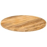 VidaXL Tafelblad Rond Mangohout 80 cm - 35% Korting
