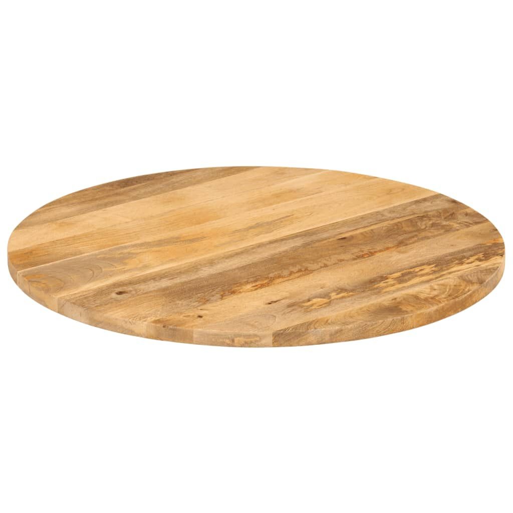VidaXL Tafelblad Rond Mangohout 80 cm - 35% Korting