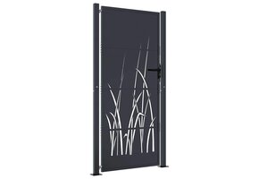 Metalen Poort Antraciet 105x180 cm Grasontwerp - 35% Korting