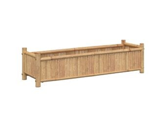 vidaXL Plantenbak 100x30x25 cm bamboe