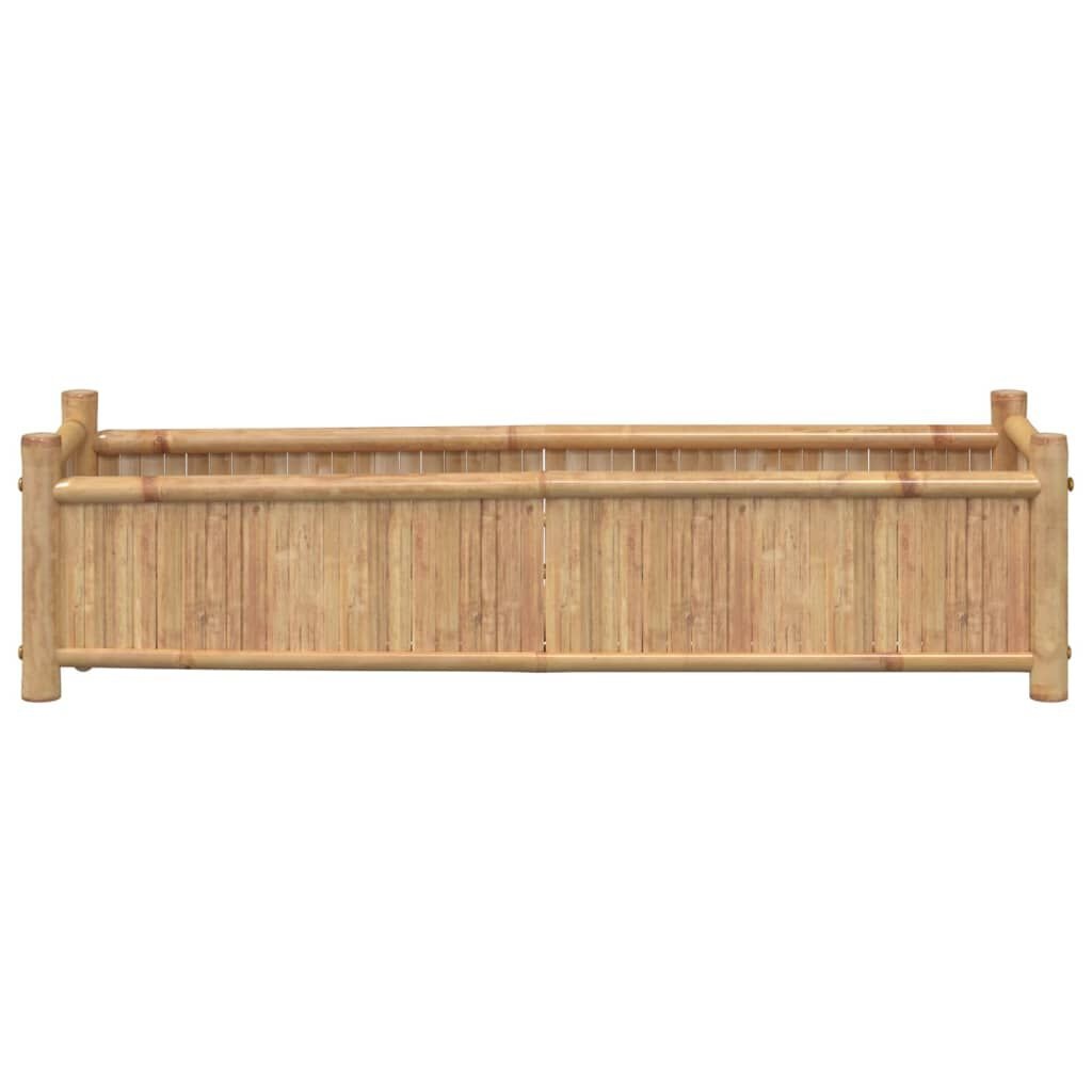 vidaXL Plantenbak 100x30x25 cm bamboe