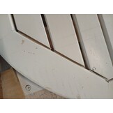 vidaXL Tuintafel inklapbaar Ø 46 cm massief acaciahout wit
