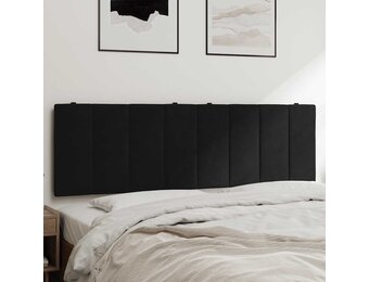 vidaXL Hoofdbordkussen "Hanko" 160 cm fluweel zwart