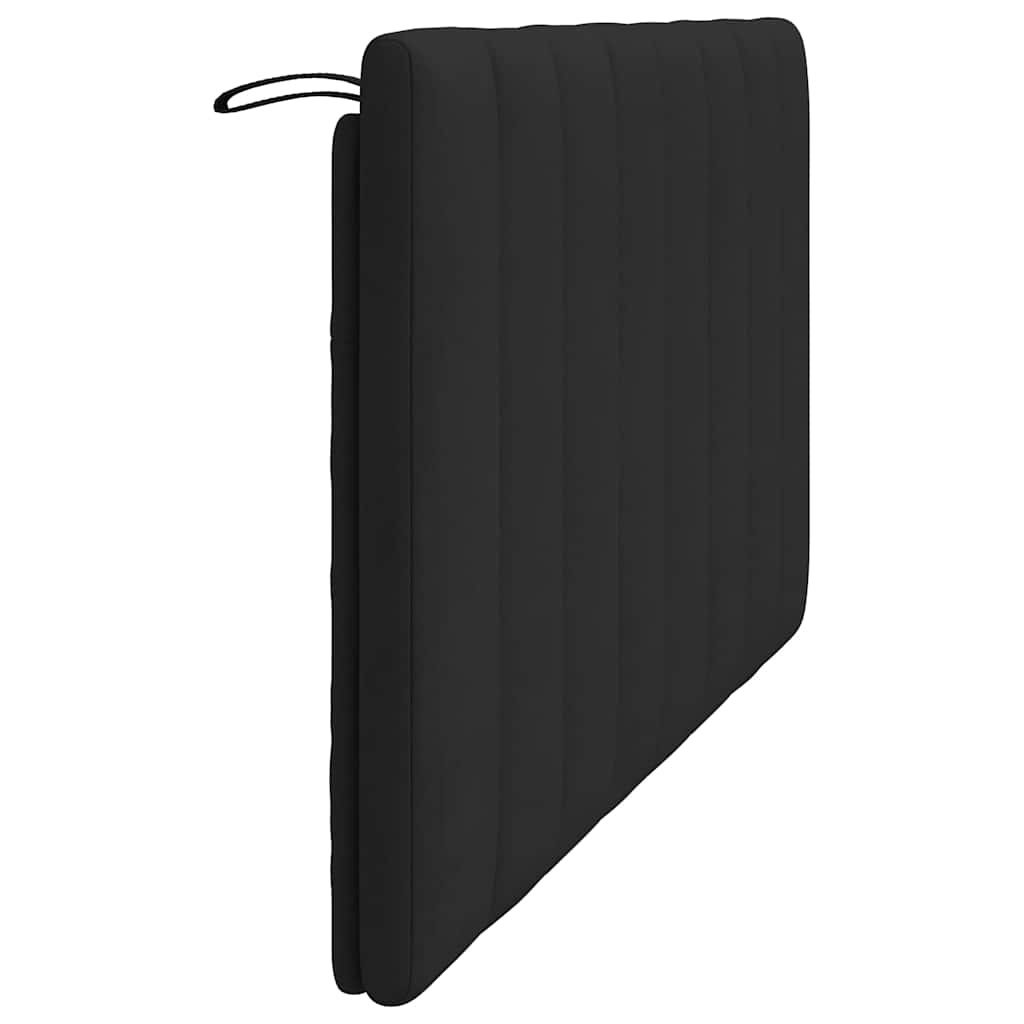 vidaXL Hoofdbordkussen "Hanko" 160 cm fluweel zwart