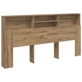 vidaXL Hoofdbordkast Artisanaal Eiken 200x19x103,5 cm - 41% Korting