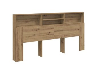 vidaXL Hoofdbordkast Artisanaal Eiken 200x19x103,5 cm - 41% Korting