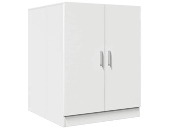 vidaXL Wasmachinekast 71x71,5x91,5 cm wit