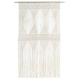 vidaXL Gordijn macramé 140x240 cm katoen