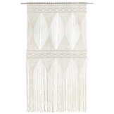 vidaXL Gordijn macramé 140x240 cm katoen