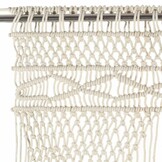 vidaXL Gordijn macramé 140x240 cm katoen