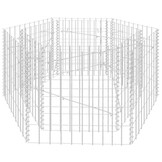 Zeshoekige Gabion Plantenbak - 100x90x50 cm - 34% Korting