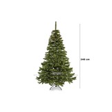 Kunstkerstboom Spar 240 cm Groen met Hoge Naalddichtheid - 34% Korting