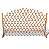 vidaXL Tuinlatwerk 180x100 cm massief hout