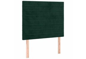 Hoofdbord Donkergroen Fluweel - 80x5x118/128 cm - 34% Korting