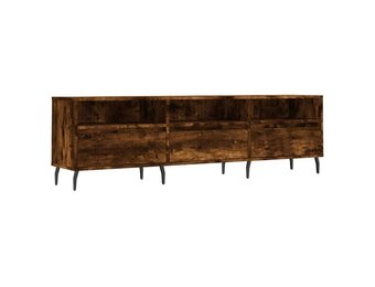 vidaXL Tv-meubel 150x30x44,5 cm bewerkt hout gerookt eikenkleurig
