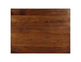 vidaXL Tafelblad rechthoekig 80x60x2,5 cm massief gerecycled hout