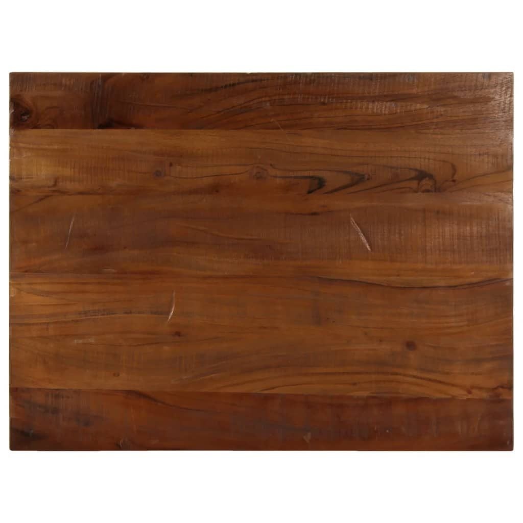 vidaXL Tafelblad rechthoekig 80x60x2,5 cm massief gerecycled hout