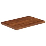 vidaXL Tafelblad rechthoekig 80x60x2,5 cm massief gerecycled hout