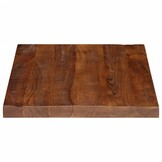 vidaXL Tafelblad rechthoekig 80x60x2,5 cm massief gerecycled hout