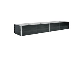 Verhoogde Plantenbak Staal Antraciet 320x80x45cm - 34% Korting