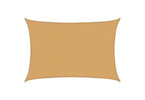 VidaXL Zonnezeil Rechthoekig 5x6m HDPE Zandkleur - 34% Korting!
