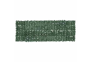 Balkonscherm met donkergroene bladeren 300x100 cm - 33% korting