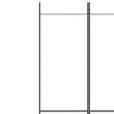 vidaXL Kamerscherm met 5 panelen 250x220 cm stof wit