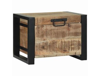 vidaXL Opbergkisten Bruin 40 x 30 x 30 cm Massief mangohout