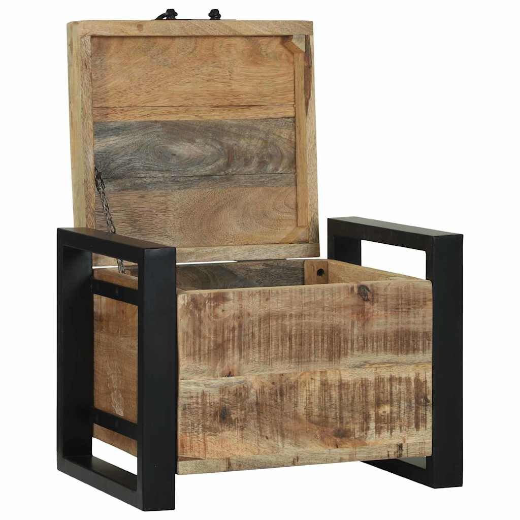 vidaXL Opbergkisten Bruin 40 x 30 x 30 cm Massief mangohout