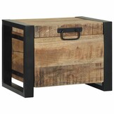 vidaXL Opbergkisten Bruin 40 x 30 x 30 cm Massief mangohout
