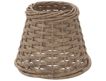 vidaXL Lampenkap Ø15x12 cm wicker bruin