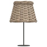 vidaXL Lampenkap Ø15x12 cm wicker bruin