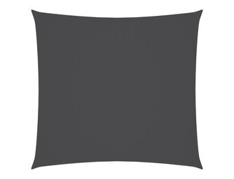 vidaXL Zonnescherm vierkant 4x4 m oxford stof antracietkleurig
