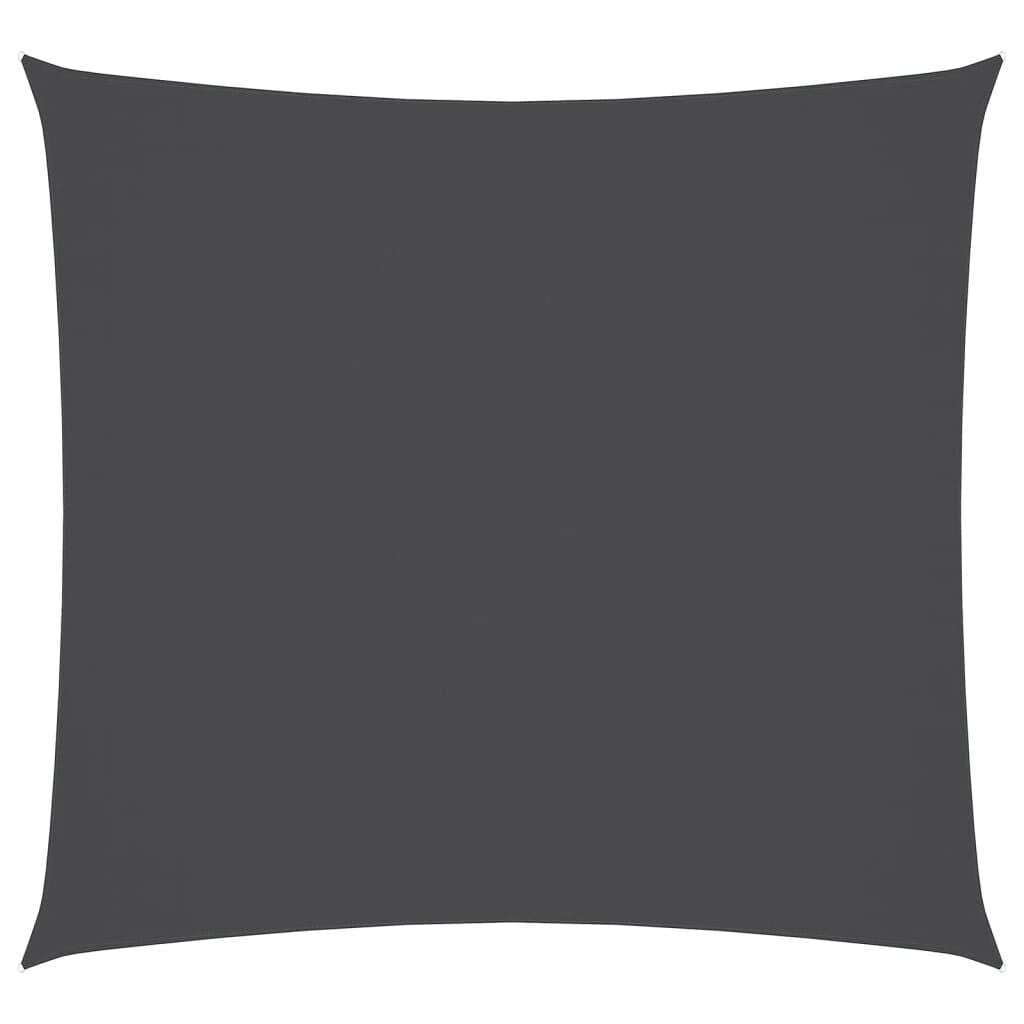 vidaXL Zonnescherm vierkant 4x4 m oxford stof antracietkleurig
