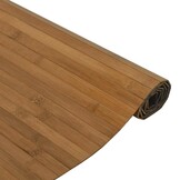 Rechthoekig Bamboe Vloerkleed 70x200 cm Bruin - 28% Korting