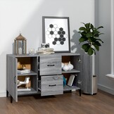 Dressoir Grijs Sonoma Eiken 100x36x60 cm - 35% Korting