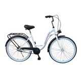 Meisjesfiets 26 inch Wit - Onderhoudsarm & Stijlvol (35% Korting)