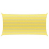 Zonnescherm Zeil Geel/Wit 6x3m - 34% Korting